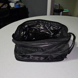 Travel Shower Toiletry bag Cady leather feel not real leather